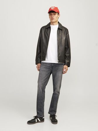 Джинси чоловічі JACK & JONES JJICLARK Original Regular Fit сірі, 31W/32L, Denim