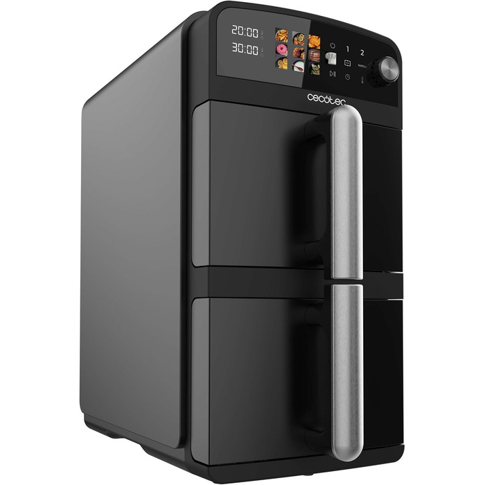 Фритюрниця Cecotec Cecofry DuoLevel 10.000, 10 л, 2400 Вт, сенсорне управління, 6 програм, контейнер 5 л