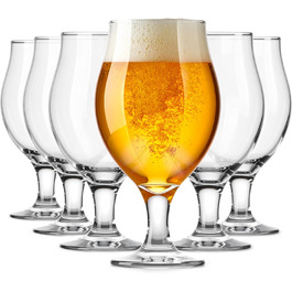 Набір келихів для пива KROSNO 1992, 6 шт., 500 мл - келихи для пива, стаута, коктейлів, сумісні з посудомийною машиною