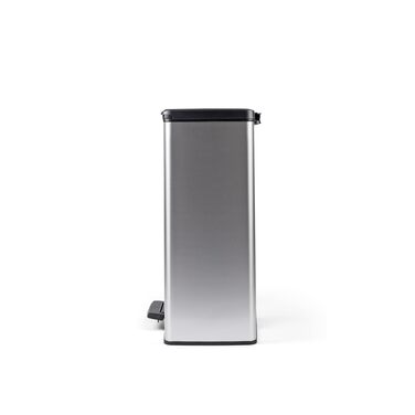 Сміттєвий кошик Curver Deco Bin, пластиковий, 65 л, сріблястий