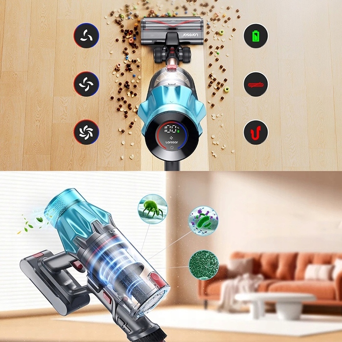 Вертикальний пилосмик Laresar Ultra 7-001, золотий