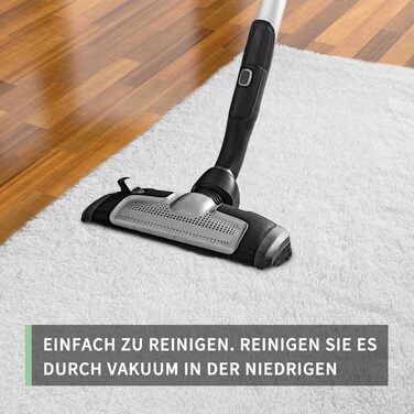 Килимок для вітальні Sour Lemon, 60 x 120 см, сірий, для спальні, миючий, нековзний, пухнастий, з бахромою