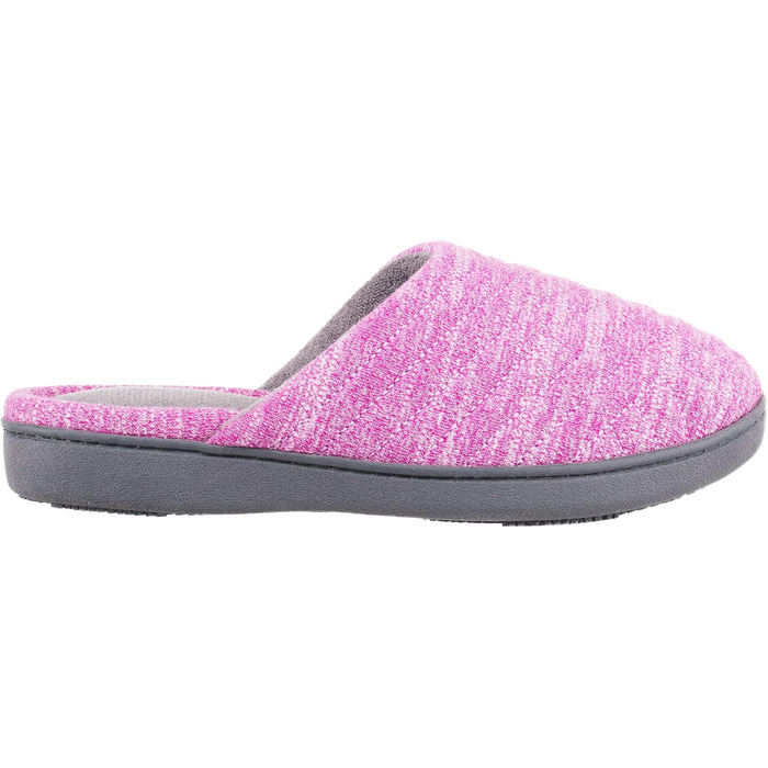 Тапочки-клоги Isotoner Andrea для жінок, Space Knit, фіолетові, 37/38 EU