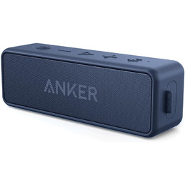 Портативна Bluetooth колонка Anker SoundCore 2 - блакитна, 24 год роботи, IPX7, потужний бас