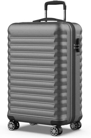 Набір валіз NUMADA 4 шт. (75см, 63см, 53см, органайзер) - ABS, жорсткий, з коліщатами