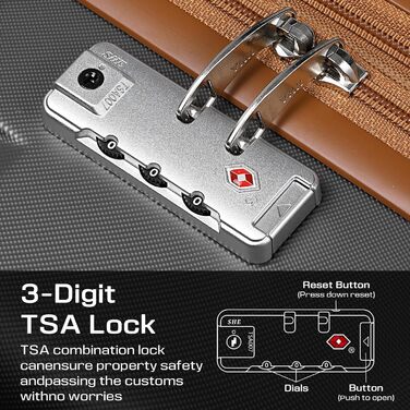 Набір валіз Joyway 5шт з ABS пластику, розширюваний, з TSA-замком, 4 колеса, сірий. Включає: валіза, сумка, кульок