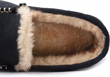 Чоловічі домашні тапочки Zigzagger з мікрозамші та піною Memory Foam (43 EU, Чорний)