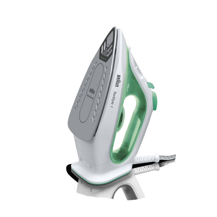 Парова праска Braun TexStyle 1 SI 1040 2000 Вт, біло-зелена