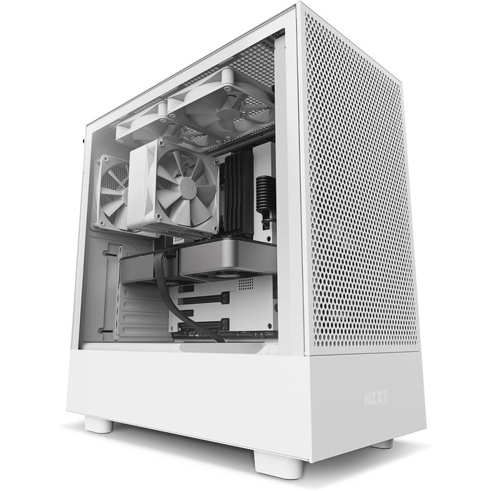 Охолоджувач CPU NZXT T120 - білий, 120мм, 4 теплові трубки, сумісний з Intel/AMD