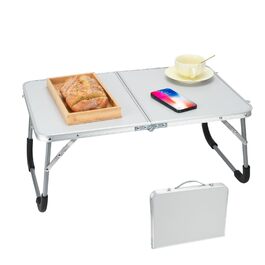 Складаний столик - білий: багатофункціональний, для дому, відпочинку, кемпінгу
