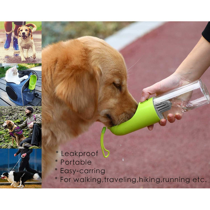 PETKIT Reiseflasche EVERSWEET Travel: пляшка для води для собак, 400 мл, зелена
