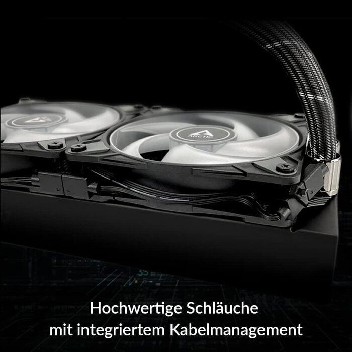 ARCTIC Liquid Freezer II 420 A-RGB - Повнорозмірна система водяного охолодження CPU з RGB, LGA1700, 200-1900 RPM