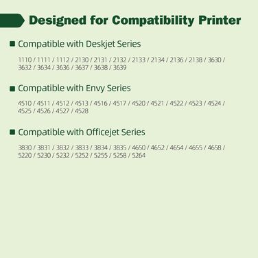 Комплект картриджів 302XL для принтерів HP OfficeJet 3830, 3831, 5220, 5230, DeskJet 3630, Envy 4520 (чорний та кольоровий)