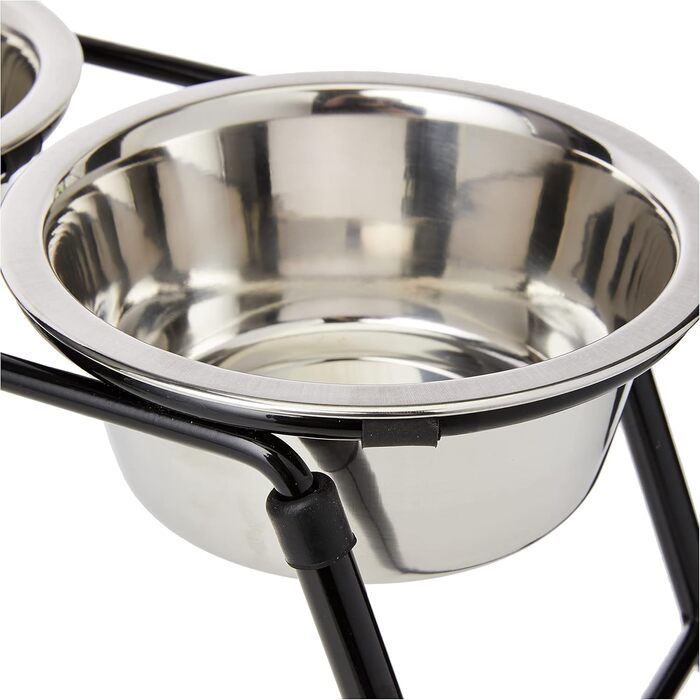 Подвійний годівниця для домашніх тварин Classic Pet Products з нержавіючої сталі, 300 мм, 2 x 1600 мл, VIT-36757 (3 шт.)