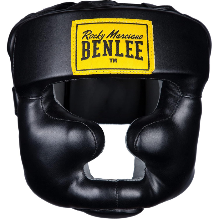 Захисний ковпак для голови BENLEE з екошкіри, повний захист, чорний, L-XL, 1 шт.