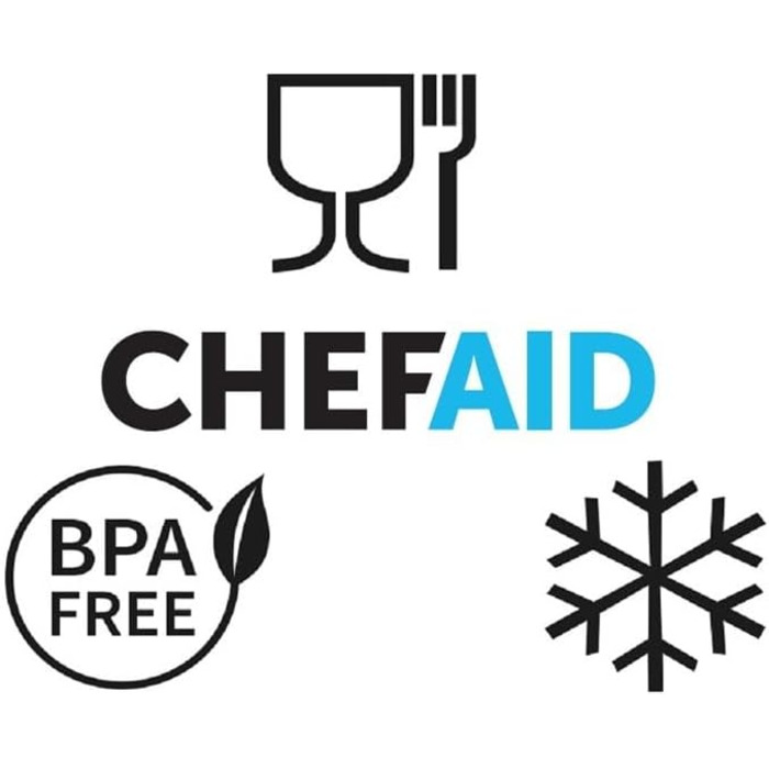 Пресс для часнику та імбиру Chef Aid, нержавіюча сталь, для подрібнення, очищення та нарізання часнику, імбиру, цибулі, миється в посудомийній машині