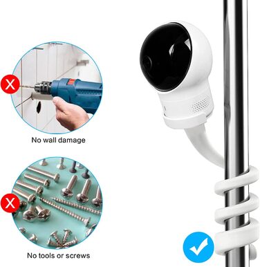 Тримач для дитячого монітора eufy SpaceView/Spaceview S/Spaceview Pro, гнучкий, для дитячої кімнати