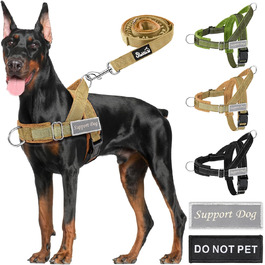 Шлейка для собак SlowTon середнього та великого розміру з повідком 1,55-1,7 м, м'яка та світловідбиваюча, з регульованою шиєю та грудьми, шлейка проти натягу для прогулянок, S, жовта