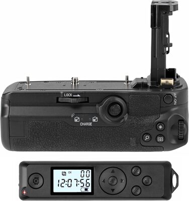 Набір батарейного хвата Ayex для Canon EOS R5, R6, R6 Mark II з таймером-пультом (замінник BG-R10)