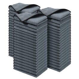 Серветки з мікрофібри для прибирання та авто, 60 шт, 30x20 см, 280 GSM, суперпоглинаючі та м'які рушники для дому та транспорту