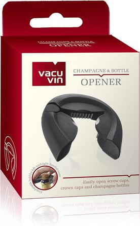 Відкривачка для пляшок Vacu Vin чорна