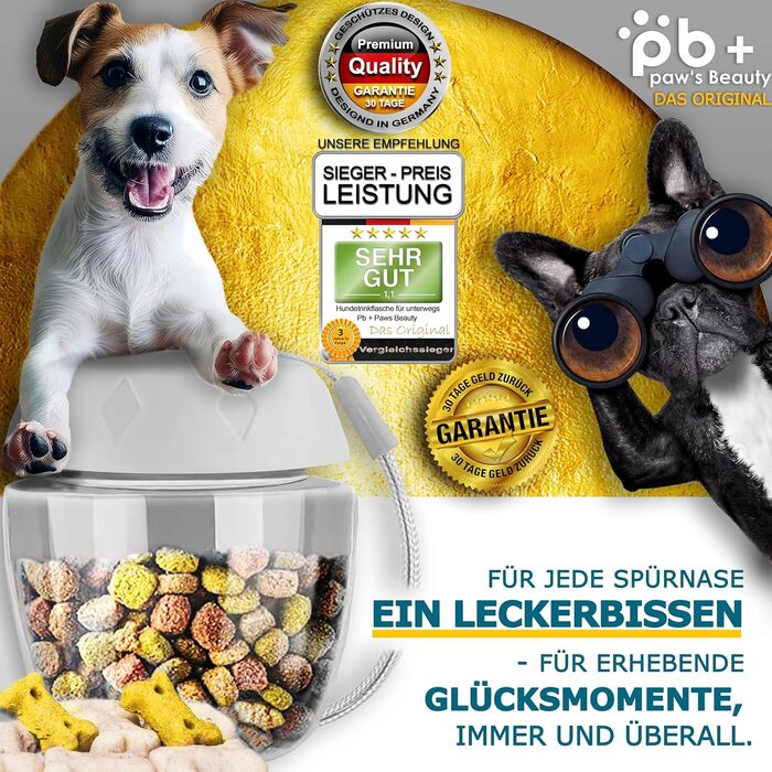 Набір з 2 шт. туристичних пляшок для собак з щіткою | Пляшка для собак 550 мл, витокозахисна, преміум-якість