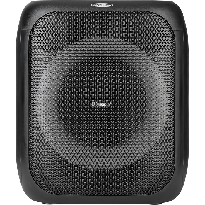 Reflexion PS09BT: Портативна Bluetooth-колонка для вечірок, DJ та караоке, 500 Вт, радіо UKW-PLL, світлодіодний ефект, мікрофон, акумулятор, чорний (PSX11BT)