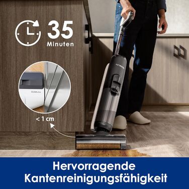 Бездротовий пилосос Tineco Floor One S5 Pro 2: для прибирання шерсті та липких забруднень, з інтелектуальним дисплеєм