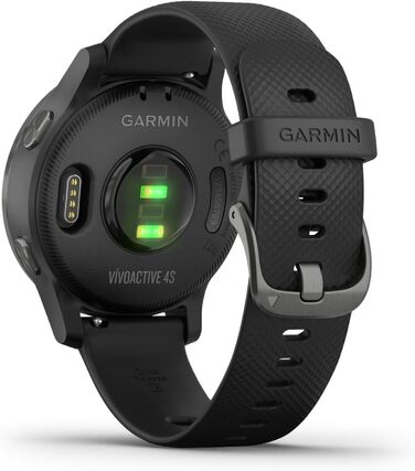 Розумний годинник Garmin vívoactive 4S (відновлений) – GPS-фітнес годинник з тренувальними планами, 20 спортивних програм, 7 днів роботи від акумулятора, для тонких зап'ясть