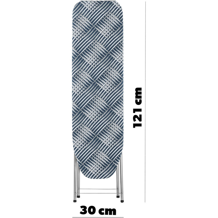 КADAX Прасувальна дошка з полицею, 104x30 см, дошка для прасування з парою та відкидною полицею для праски, компактна прасувальна станція з підкладкою з піни