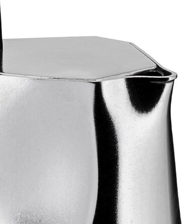 Кавомашина еспресо Alessi Ossidiana MT18/3 B з алюмінію, 3 чашки