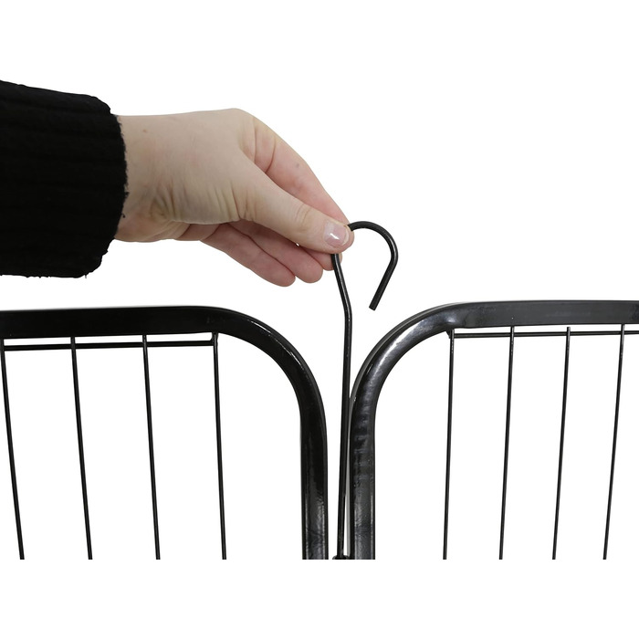 Кізочок Kerbl для собак та цуценят 77x80 см, 8 елементів, з дверцятами