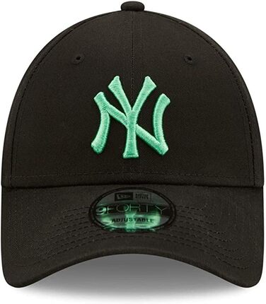 Кепка New Era чоловіча New York Yankees 9Forty (однаковий розмір, чорна)