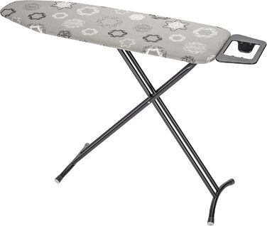 Прасувальна дошка WENKO Classic Black - регульована, стійка, з покриттям 8 мм, 120 x 38 см