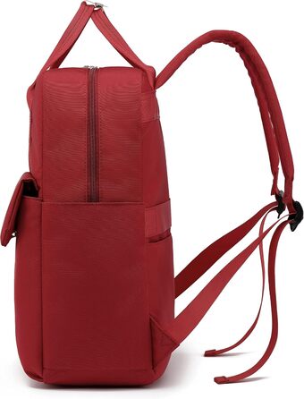 Рюкзак FUXINGYAO для жінок з відділенням для ноутбука 15.6 дюймів, антикрадійний, 23L (Червоний)
