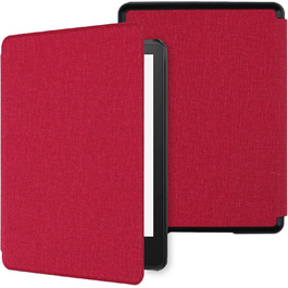 Чохол WALNEW для Kindle Paperwhite 11 (M2L3EK, M2L4EK), червоний, з авто-вимиканням