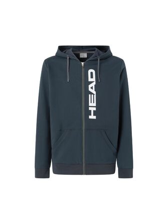 Чоловіча толстовка на блискавці Head Club Original Hoodie Fz, темно-синя, розмір XL