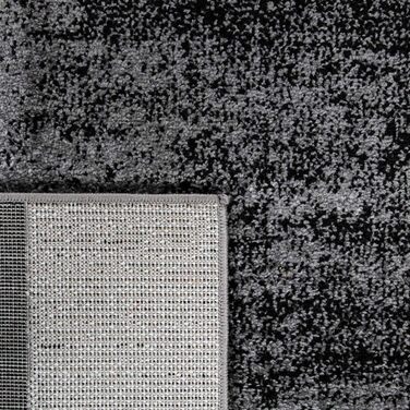 Paco Home Rug Living Room Vintage Short Pile Bedroom Geometric Design Modern, Size: 60x100 cm, Color: Grey