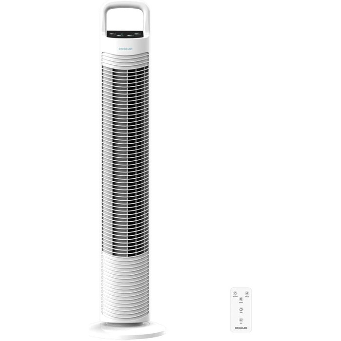 Турбовентилятор Cecotec EnergySilence 9090 Skyline, 76 см, білий, висота 30