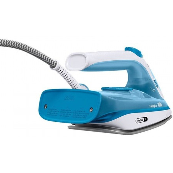 Парова праска Braun FreeStyle 3 FI 3144, 2400 Вт, керамічна підошва, синя