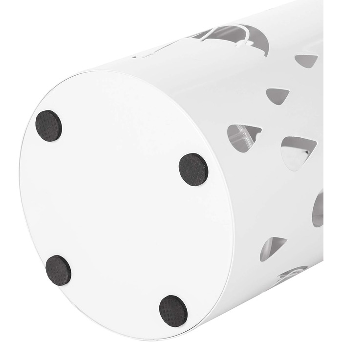 SONGMICS White Umbrella Stand - 49 x 19.5 cm - Durable & Stylish