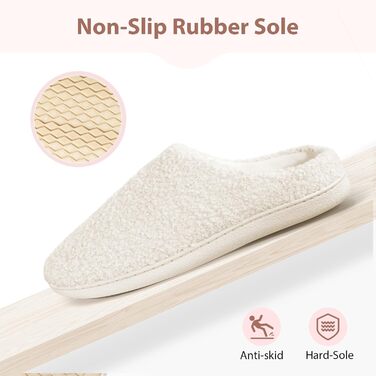 Жіночі домашні тапочки Anmerl з меморі-піною, теплі зимові тапочки з м'яким плюшевим підкладкою, антиковзаючі, 38/39 EU, Колір: Коричневий