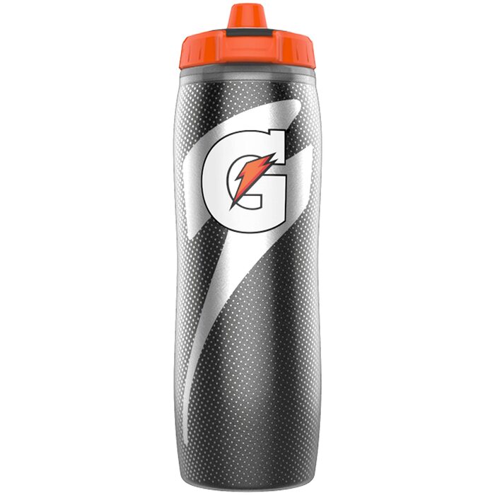 Фляга спортивна Gatorade ізольована, чорна, 850 мл
