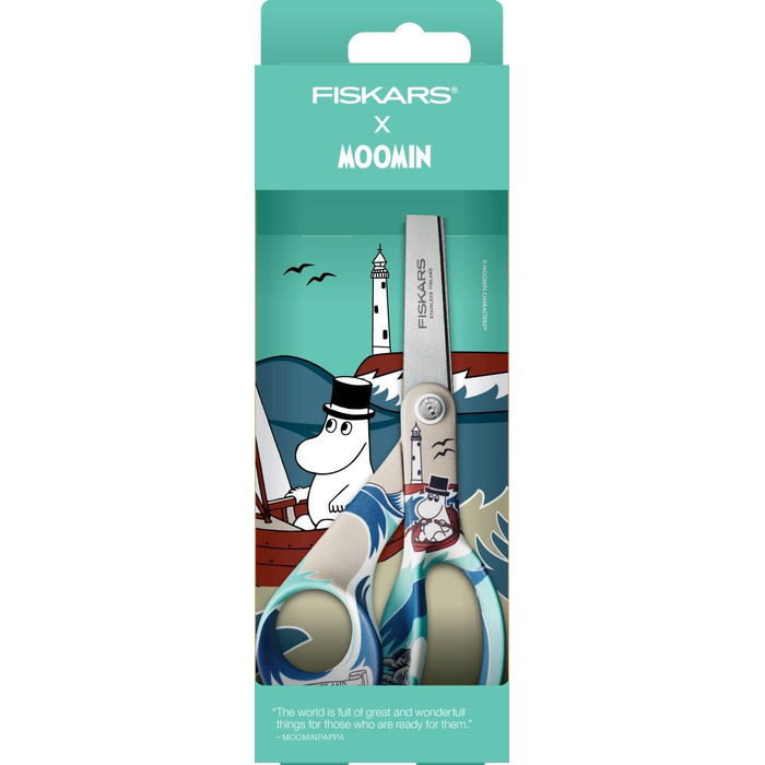 Ножиці Moomin Gen pur 21 см Moominpappa для шкільного та офісного використання