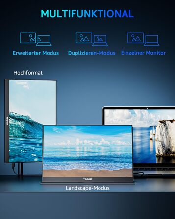 Портативний монітор Yodoit 15.6