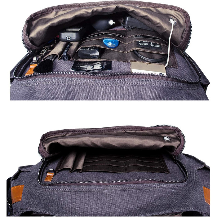Сумка для камери Estarer: водонепроникна, для DSLR/SLR, 15.6 дюймів, сіра