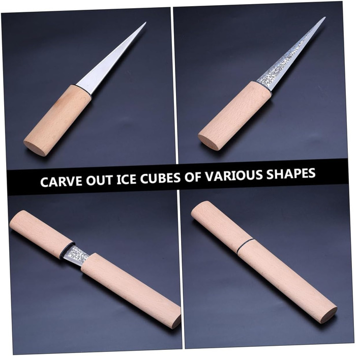 Bartender ice pick ice cubes ice molds bar accessories kalanchoe drink cooling ice selection pointed ice pick ice chipper ice scraper stainless steel khaki
