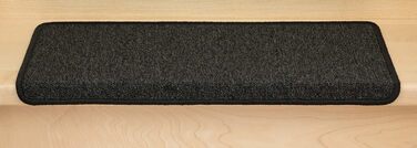 Ступінчасті килимки Metzker Monza прямокутної форми - різні комплекти та кольори - антрацит, 19 штук