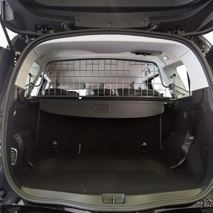Сітка для собак Travall для Renault Grand Scenic (2016-2022) - захист багажника, сталевий захист, безпечний перенос тварин