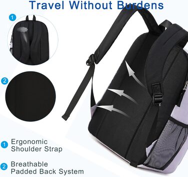 Чоловічий та жіночий рюкзак для ноутбука 15.6